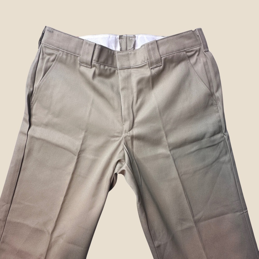 Red Kap Pants Mens 36 PT62KHO Khaki Tan Unfinished Hem Workwear Uniform NEW